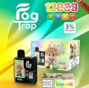 【拉布布系列一次性電子菸】Fog Trap  12000口拋棄式電子煙｜10 款口味｜8.5ml｜1.2Ω輸出